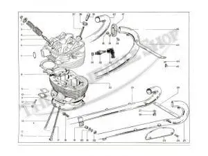 00 5126 A02 1966 Bsa A50 A65 Hornet Thunderbolt Lightning Parts Book