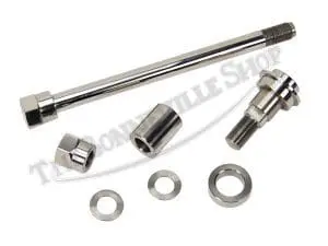 Norton Commando Polished Stainless Rear Axle Assembly Pn# 06-0289 06-7738 3 S Norton Polished Stainless Axle