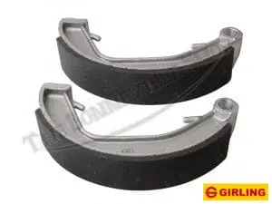 Norton Commando And Atlas Genuine Girling Rear Brake Shoe Set Pn# 06-0828 G And 06-3417 G 2 Video-Thumb-0