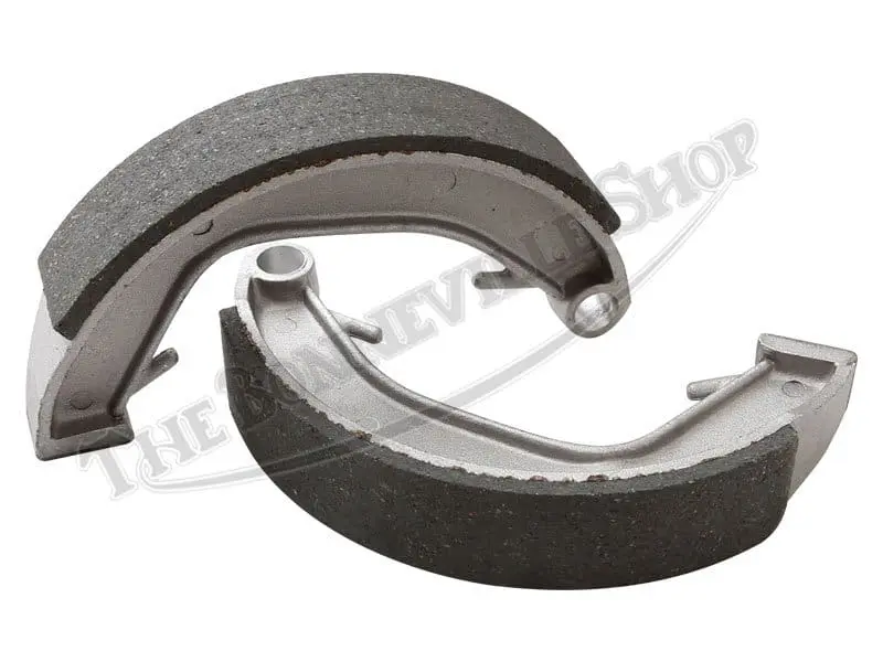 Norton Commando And Atlas Rear Brake Shoe Set Pn# 06-0828 T And 06-3417 T 2 06 0828 T 02 Norton Commando And Atlas Rear Brake Shoe Set