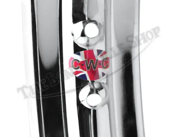Norton Commando British Chrome Disc Brake Front Wheel Rim WM2 X 19-inch 40 Spoke CWC UK Made PN# 06-1951 C