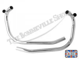 Norton Commando 850 Mk11A Exhaust Pipe Set Balanced Pn# 06-3397 06-3398 4 06 3397 06 3398 03 Norton Commando 850 Mk11A Exhaust Pipe Set Balanced 1