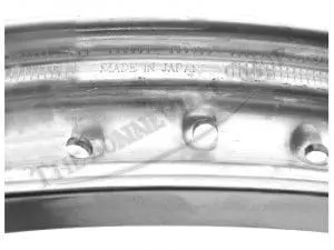 A Norton Commando Shouldered Alloy Disc Brake Rear Wheel Rim Wm X Spoke