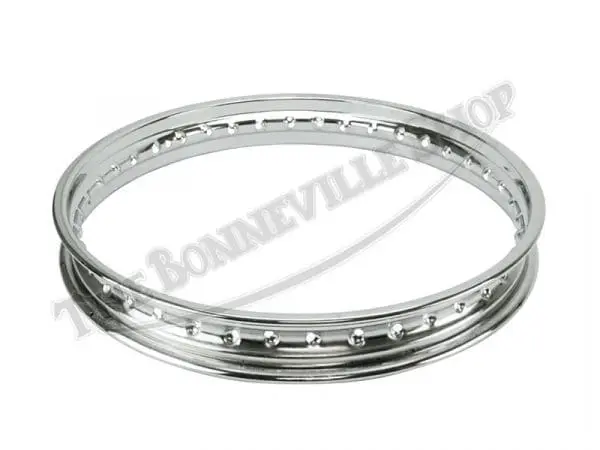 06 7712 01 Norton Chrome Front Or Rear Wheel Rim Wm2 X 19 40 Spoke Ajs Matchless