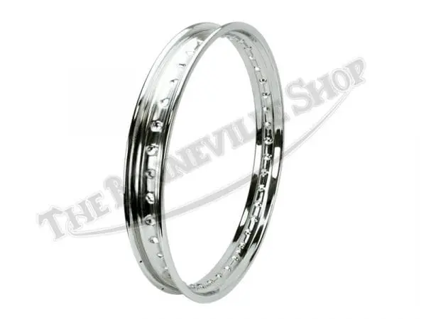 06 7712 02 Norton Chrome Front Or Rear Wheel Rim Wm2 X 19 40 Spoke Ajs Matchless