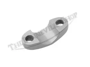 Norton Commando Handlebar Mounting Bridge Clip Silver