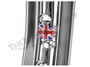 Norton Rear Wheel Rim Wm X Spoke Uk Made Cwc