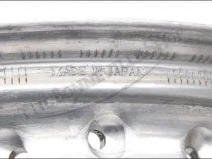 A Norton Shouldered Valanced Alloy Rear Wheel Rim Wm X Spoke Ajs Matchless Excel