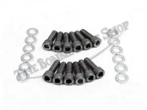 1973-82 Triumph 750 Rocker Box Screw Set T140 TR7 TRIUMPH T140 TR7 STAINLESS CAP SCREW KIT 2 1