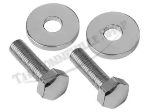 22 0040 112201 Unf 99 1004 Unf 99 1005 02 Triumph Bsa Chrome 5 16 Inch Headlamp Bolts And Washers Unf