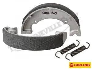 37 0977G 90 5719 02 Triumph Tiger T20 Cubs Bsa Bantam Genuine Girling Front And Rear Brake Shoes 58 67 1