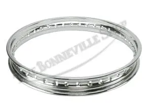 C Triumph Bsa Twins Chrome Hole Wm X Front Wheel Rim Cwc Pn# C