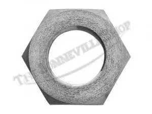 37 1246 02 Triumph Pre Unit Unit 500 650 Front Axle Polished Standard Nut 1