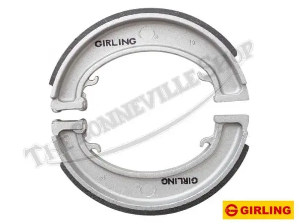 Triumph Bsa Front Rear Brake Shoe Pair 37-1406 Triumph Bsa Genuine Girling Front And Rear Brake Shoes