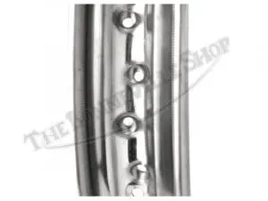 37 2291 S 03 Bsa A10 A50 A65 B25 Cwc British Stainless Qd Crinkle Hub Rear Rim Wm3 X 18 40 Hole 1