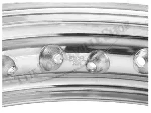 A Triumph Bsa Twins Rear Conical Hub Shouldered Valanced Alloy Rear Wheel Rim Excel