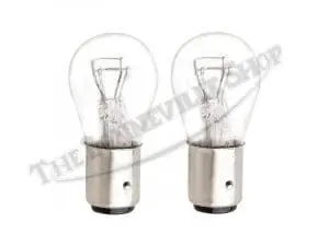 384 Llb384 02 Triumph Norton Bsa 6V 21W With 5W Taillight Stoplight Bulbs