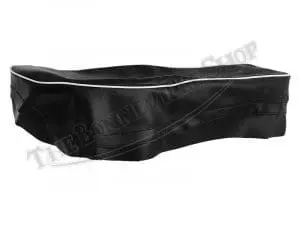 42 9072 C 60 0697 02 Bsa A7 A10 B31 C15 Etc Round Nose Seat Cover With White Piping Swingarm With Trim And Sprags