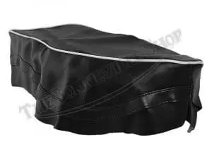 42 9072 C 60 0697 04 Bsa A7 A10 B31 C15 Etc Round Nose Seat Cover With White Piping Swingarm With Trim And Sprags