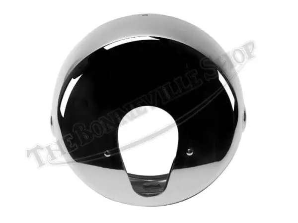 T Triumph Trident T Bsa Rocket Flat Back Chrome Headlight Shell Emgo Pn T