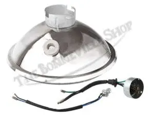 Triumph Norton Bsa Trc Tc Lucas Type Headlight Reflector &Amp; Lens Pattern