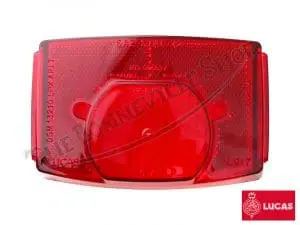 5458430Lu 05 Triumph Norton Genuine Lucas Tailight Lens