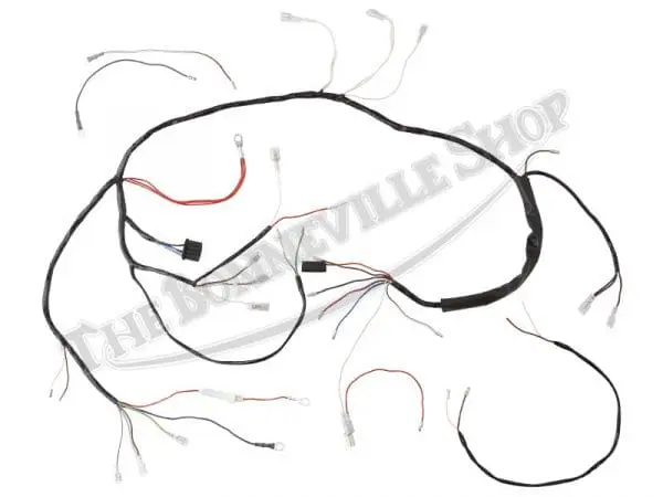 54938941 Tbs 6005 Pvc 01 1966 Triumph 350 500 650 Twins Pvc Bound Wiring Harness Lucas