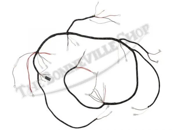 54953550 Tbs 6028 C 01 Triumph 250 Tr25W Trophy Single Cloth Wrapped Wiring Harness 1968 1970 Uk Made