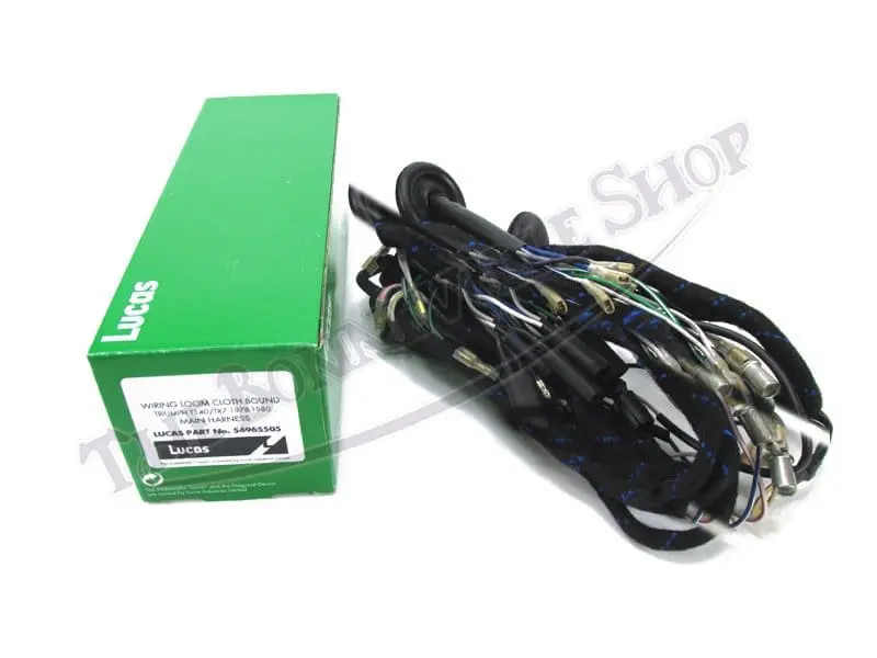 Lucas Triumph 750 Cloth Wiring Harness 54965505 99-7056