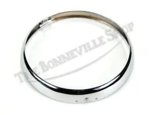 Genuine Lucas 7-Inch Chrome Headlight Rim (1) Triumph Norton Bsa Pn# 553248 G 3 Genuine Lucas Headlight Rim Bezel