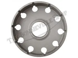 57 1549 A 02 Triumph Bsa Single Row Pre Unit Alloy Clutch Basket Fits 1945 62