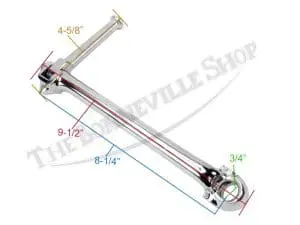 Triumph Bsa 650 750 Kickstart Crank Assembly Pn# 57-7018 T 4 T Triumph Kickstarter Emgo