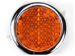 Triumph Bonneville Tiger Trophy 500 650 Lucas-Type Under Tank Reflectors (2) Pn# 57161 3 Lucas Type Under Tank Reflectors