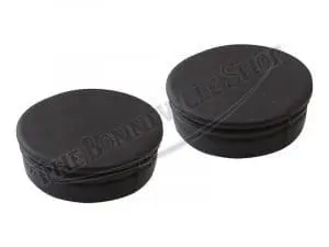 Triumph Bonneville Tiger 500 650 Under Tank Reflector Rubbers (2) Pn# 57161 A 4 57161 A 03 Triumph Bonneville Tiger 500 And 650 Under Tank Reflector Rubbers