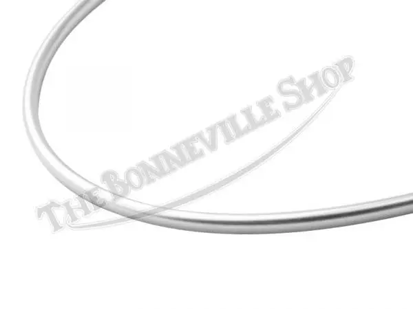 60 0696 02 Triumph Chrome Seat Cover Trim Strip 1968 74