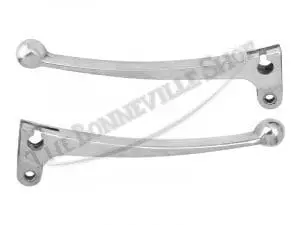 Triumph Alloy Brake And Clutch Levers (2) 1971-73 Pn# 60-3583 60-3657 2 Video-Thumb-0