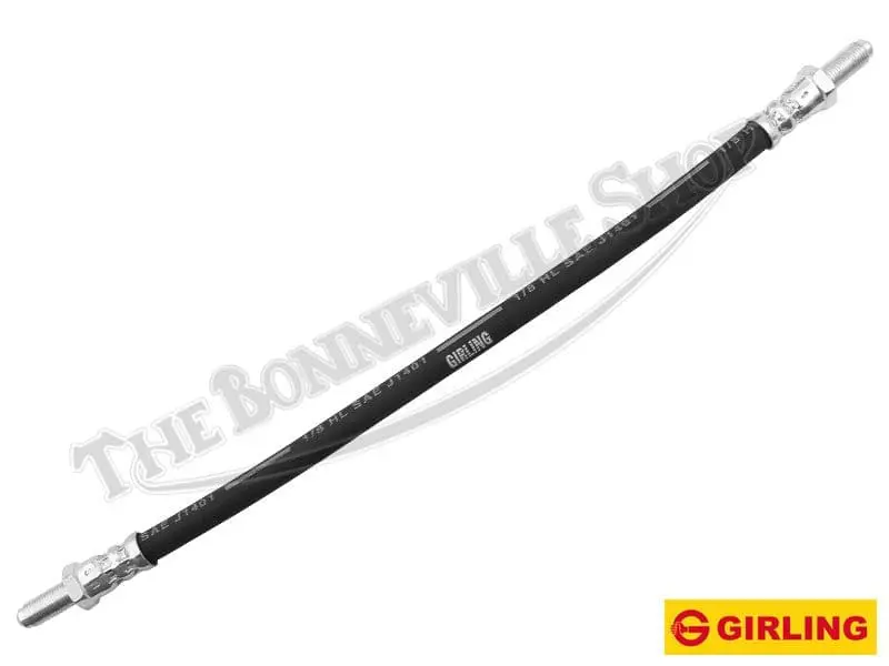Triumph Genuine Girling Lower Front Brake Hose (1) Pn# 60-4175G 1 Triumph Lower Front Brake Hose 60-4175 Triumph Genuine Girling Lower Front Brake Hose