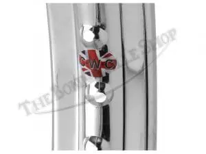 Bsa A50 A65 Wm2 X 19-Inch British Chrome Rear Wheel Rim 1965-66 Cwc Uk Made Pn# 65-6306 C 67-6005 C 5 65 6306 C 03 Bsa A50 A65 Wm2 X 19 British Chrome Rear Wheel Rim 1965 66 Cwc 1