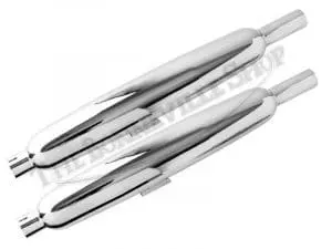 Bsa Silencer Set A50 500 A65 650 1962-1970 (2) Pn# 68-2732 68-2733 4 68 2732 02 Bsa A50 A65 Silencers Mufflers Thunderbolt Lightning Royal Star