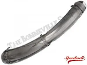 68 6536 04 Bsa A50 A65 Speedwell Chromed Front Pressed Nose Mudguard With 6 Tag 1965 70