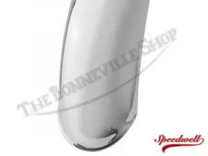 68 6856 02 Bsa A50 A65 Speedwell Chromed Rear Beaded Nose Mudguard 67 70