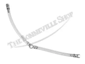 Bsa Single Carb Twins And Singles Fuel Line For Concentric In Black Pn#