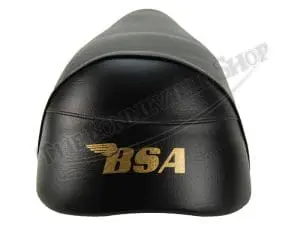 Bsa A50 A65 Lightning Thunderbolt Dual Seat With Hump 1967-1970 Pn# 68-9330 4 Bsa Seat Piece Chrome Trim