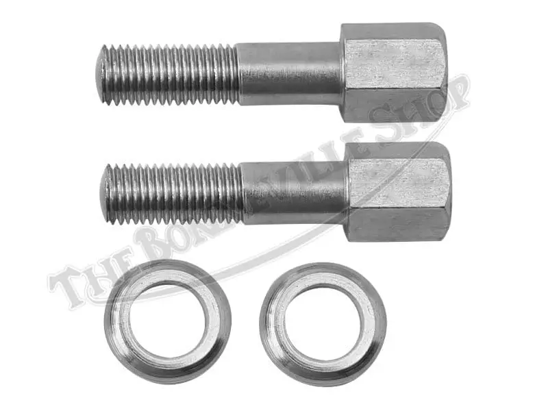 Triumph Bonneville Tiger T120 Exhaust Bolt And Washer Set (2) Pn# 70-0409 70-8860 1 Triumph Bonneville Tiger T Exhaust Bolt And Washer Set Triumph Exhaust Bolt Washer