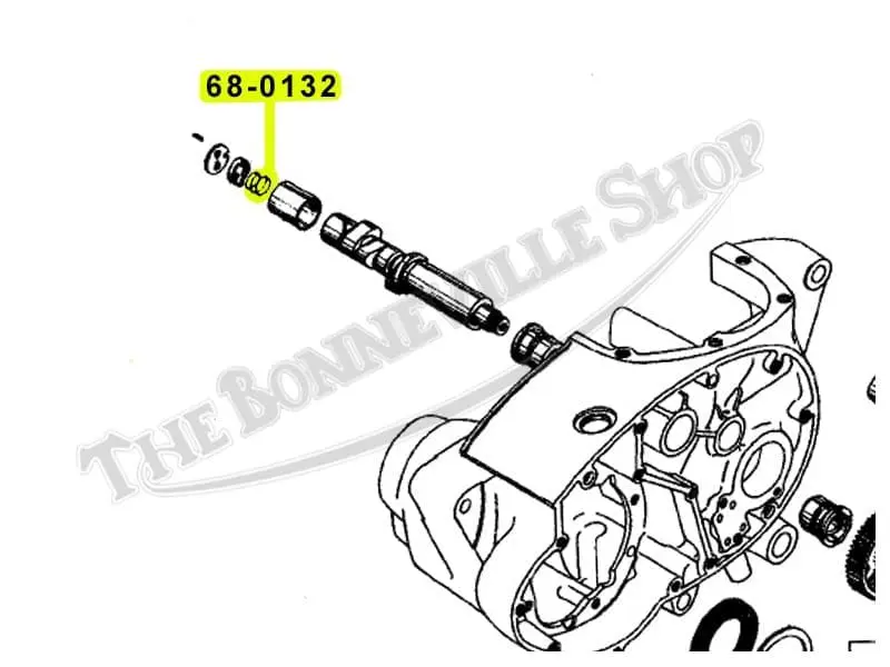 Triumph Bsa 500 650 Rotary Camshaft Breather Spring Pn# 70-2256 E2256 68-0132 2 Triumph Cam Breather Spring