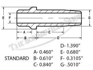 Triumph 650 Kibblewhite C630 Non-Seal In/Ex Valve Guide(S) Pn# 70-2899 Cn Std 70-2900 3 70 2899 Triumph Valve Guides Std V2 1