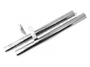 Triumph T120C Tr6C Tt Hi-Pipe Extension Pipe Set 1964-66 Pn# 70-4183 And 70-4184 5 70 4183 03 Triumph T120C Tr6C Tt Hi Pipe Extension Pipe Set 1964 66