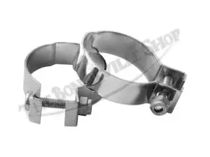 Triumph Pre-Unit And Unit 650 Tr6C T120C High Pipe Heat Shield Clips (2) Pn# 70-4207 4 Triumph Pre Unit &Amp; Unit Trc Tc High Pipe Heat Shield Clips ()