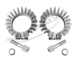Triumph 120 650 21 Fin Header Pipe Clamps With Hardware (2) Pn# 70-4501 70-0409 70-8860 3 70 4501 01 Triumph 120 650 21 Fin Header Pipe Clamps W Hardware