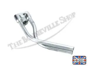 70 4590 02 Triumph 650 Oil Feed Junction Pipe Assembly Block Early